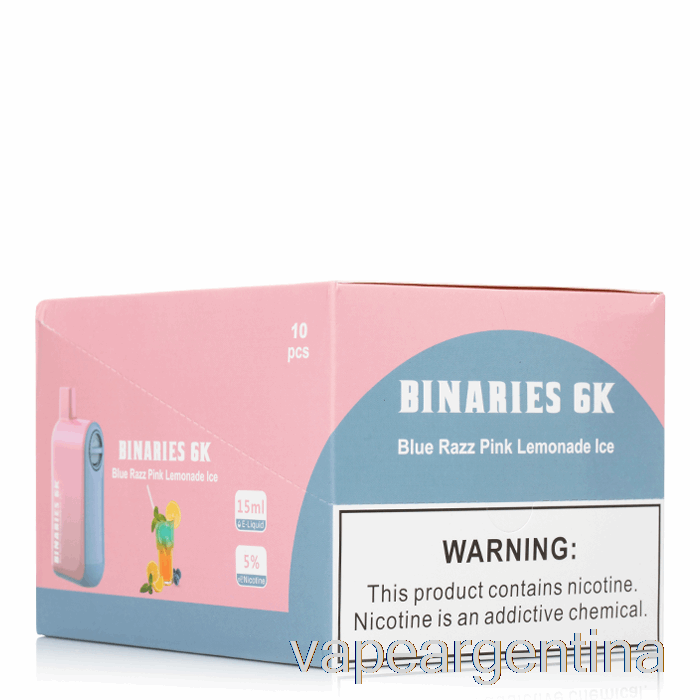 [paquete De 10] Vape Desechable Horizon Binaries 6k 6000 Descartable
